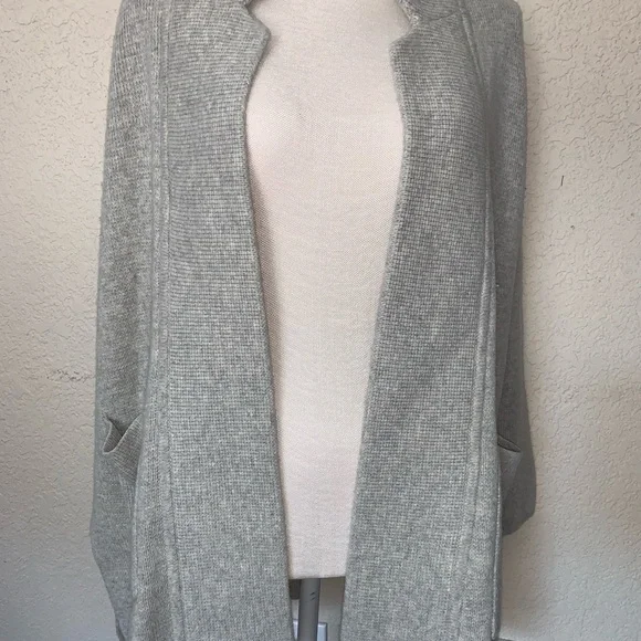 𝅺MADEWELL Gray Merino Wool Cardigan Sweater Sx - Picture 2 of 6
